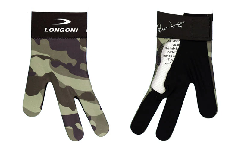 Longoni Left Hand Billiard Glove - Military Camo - Image 2