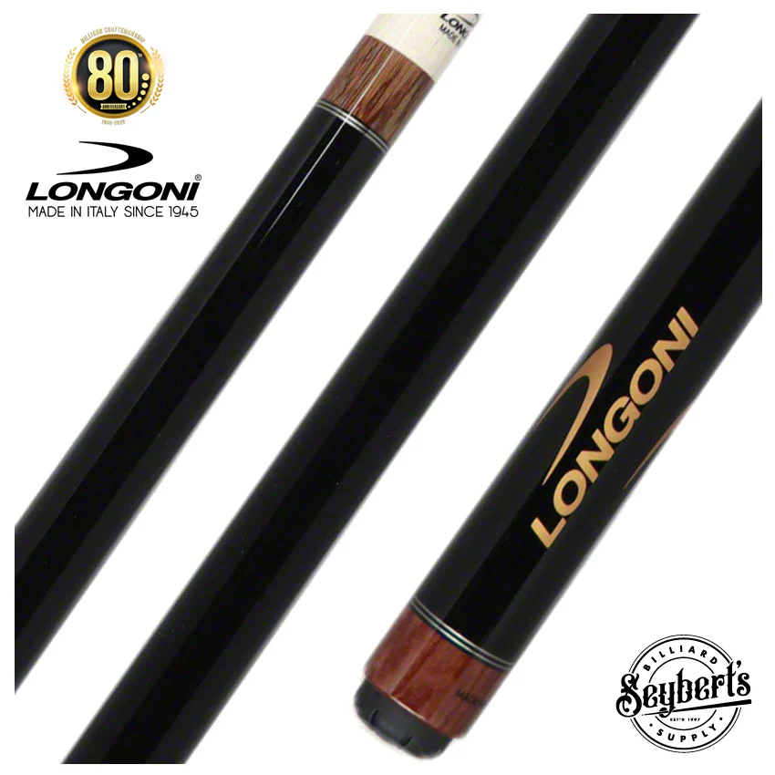 Longoni Hurricane 2 No-Wrap Pool Cue with S2 American Wood Shaft - LG24728