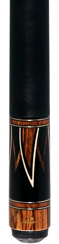 Longoni Niels Fijen Flames Irish Linen Pool Cue with S20 American Wood Shaft - LG24567 - Image 2
