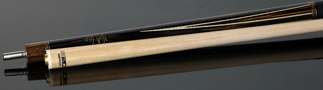 Longoni Niels Fijen Flames Irish Linen Pool Cue with S20 American Wood Shaft - LG24567 - Image 4