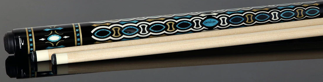 Longoni Ogiva No Wrap Pool Cue with 2 S2 American Shafts - Image 3