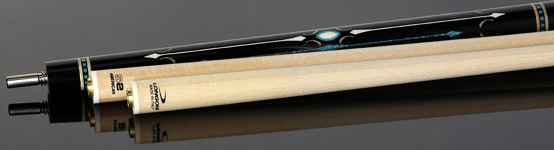 Longoni Ogiva No Wrap Pool Cue with 2 S2 American Shafts - Image 4