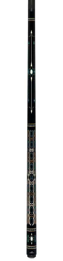 Longoni Ogiva Ocean No Wrap Pool Cue with Luna Nera Pure Graphite Shaft - Image 6
