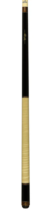 Longoni Stecca Black Sparkle Curly No Wrap Pool Cue with S2 American Wood Shaft - LG24701 - Image 6