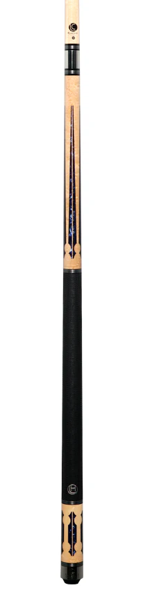 Lucasi Hybrid Natural Birdseye Maple and Blue Crushed Velvet Pool Cue with Sport Wrap - LHC97 - Image 6