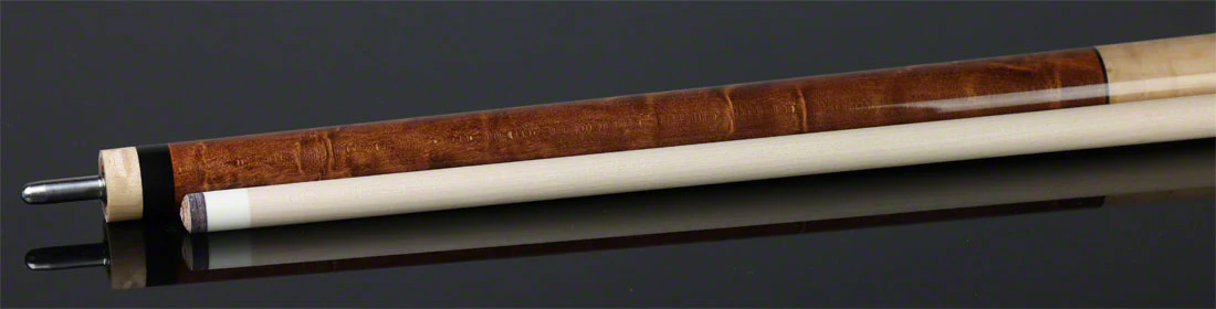 Lucasi Zero Flexpoint Antique Birdseye, Natural Maple Wrapless Pool Cue - LZC2 - Image 5