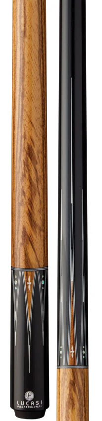 Lucasi Professional OD Series Zebrawood 10 Thread Play Cue - Image 5