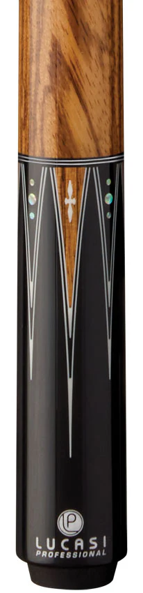 Lucasi Professional OD Series Zebrawood Uni-Loc Play Cue - Image 2