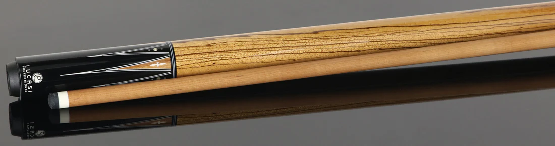 Lucasi Professional OD Series Zebrawood Uni-Loc Play Cue - Image 3