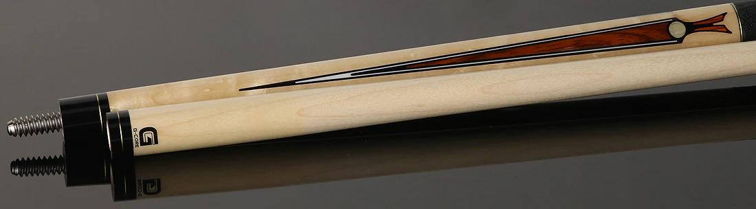 McDermott 50th Anniversary Series Birdseye Maple with Cocobolo Points Cue with G-Core Shaft and Commemorative 1x1 Case - Image 4