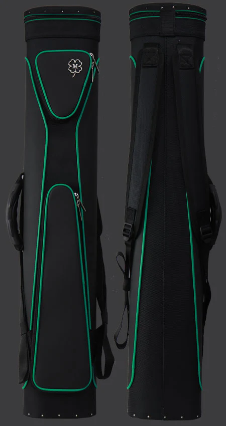 McDermott Tournament Collection Black/Green 6x6 Sport Pool Cue Case - 750943 - Image 2