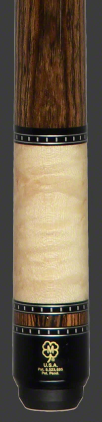 McDermott H Series Maple Forearm with Bocote Points Pool Cue - H653 - Image 5