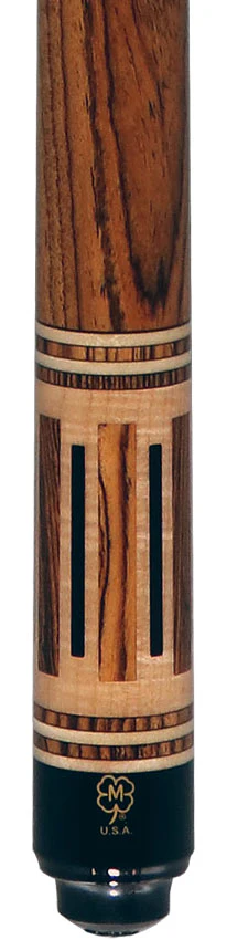 McDermott Curly Maple with Bocote and Black Urethane Inlays Cue of the Month with G-Core Shaft - Image 2