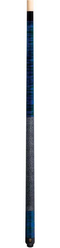 McDermott GS Series Double Washed Blue/Green Birdseye Maple Play Cue with Irish Line Wrap - Image 5