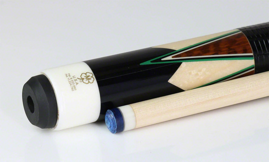 McDermott H Series Black with Snakewood and Maple Points Pool Cue - H1752 - Image 5