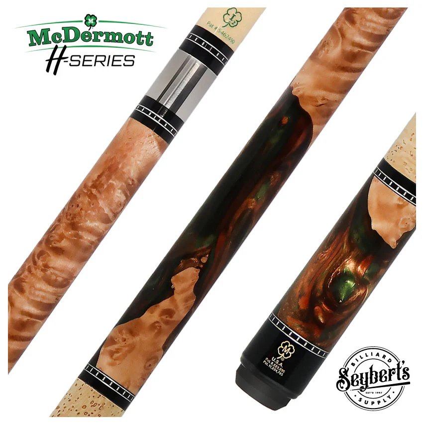 McDermott H Series Metallic Forest Pool Cue - H1451