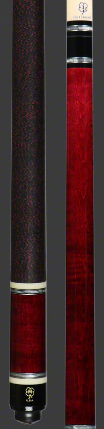 McDermott Select Series Burgundy Stained Birdseye Maple Pool Cue - SL01 - Image 2