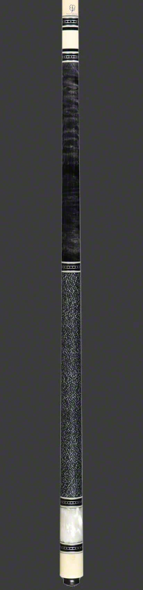 McDermott Select Series Titanium Gray Stained Birdseye Maple with White Pearl Pool Cue - SL02 - Image 3