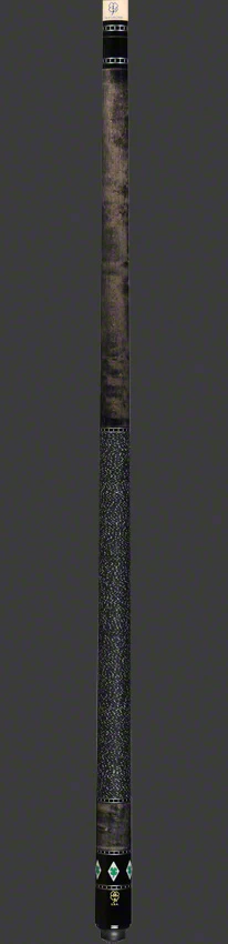 McDermott Select Series Light Gray Stained Birdseye Maple with Green Clover Inlays Pool Cue - SL03 - Image 3
