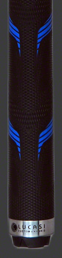 Lucasi Rival Black/Metallic Blue Pool Cue - LHRV21 - Image 2
