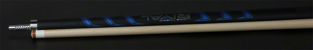 Lucasi Rival Black/Metallic Blue Pool Cue - LHRV21 - Image 5