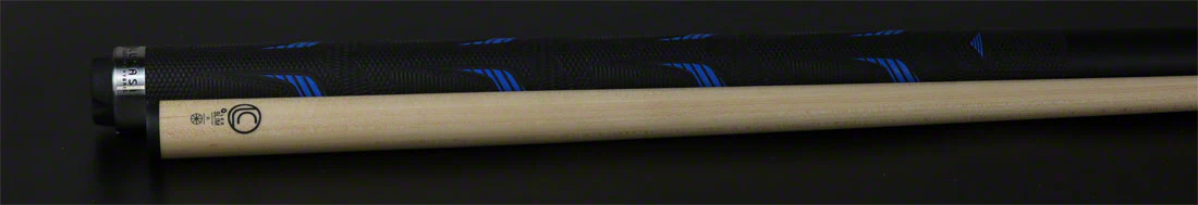 Lucasi Rival Black/Metallic Blue Pool Cue - LHRV21 - Image 6
