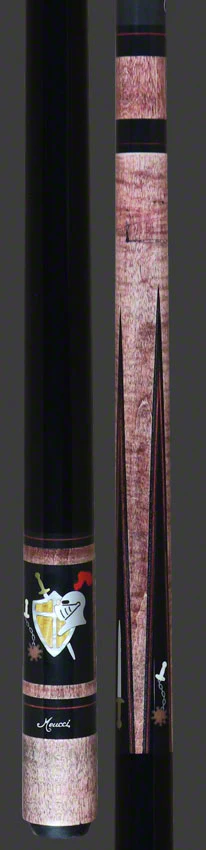 Meucci Hall Of Fame Medieval Burgundy Stained Pool Cue with Carbon Shaft - HOF07BURC - Image 2