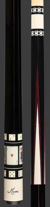 Meucci Hall Of Fame 4 Hearts Pool Cue with Pro Shaft - HOF04 - Image 2