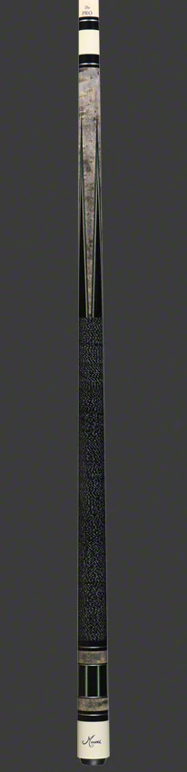 Meucci Gray Stained Maple with Black Points Pool Cue with Pro Shaft - JS1PRO - Image 3