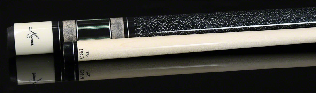 Meucci Gray Stained Maple with Black Points Pool Cue with Pro Shaft - JS1PRO - Image 5