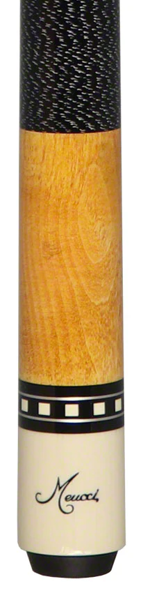 Meucci Honey Stained Pool Cue with Carbon Shaft - JSAC - Image 4