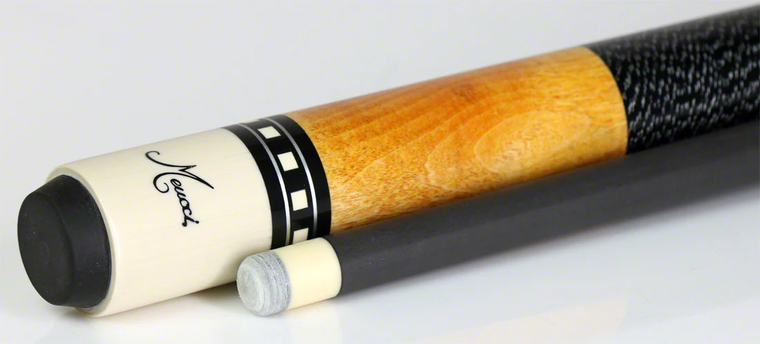 Meucci Honey Stained Pool Cue with Carbon Shaft - JSAC - Image 5