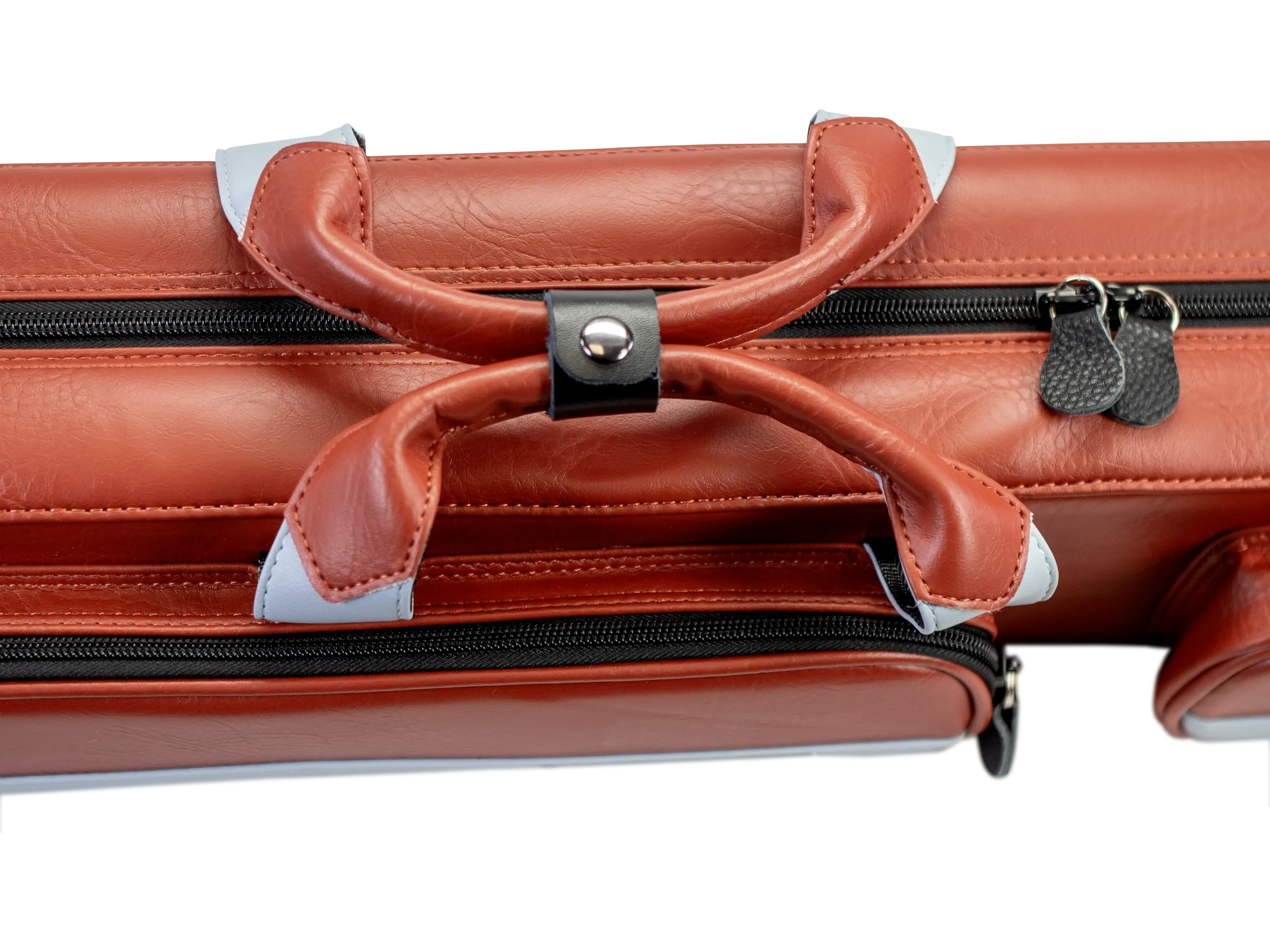 Molinari Flat Butterfly 2x4 Soft Case - Brown / Light Blue - Image 11