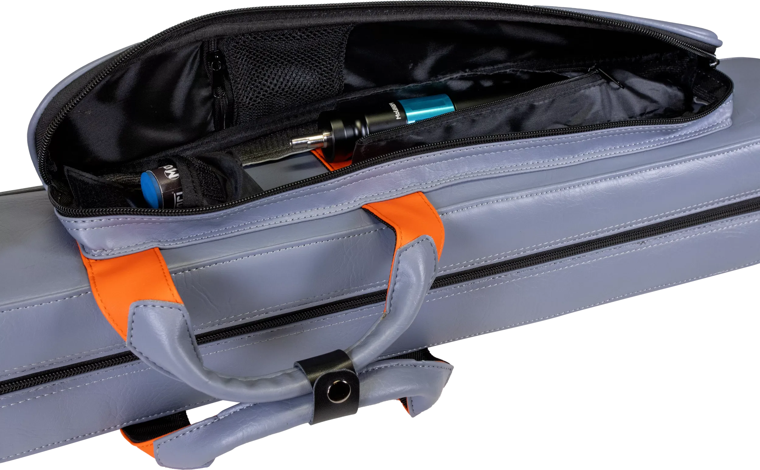 Molinari Flat Butterfly 2x4 Soft Case - Gray / Orange - Image 14