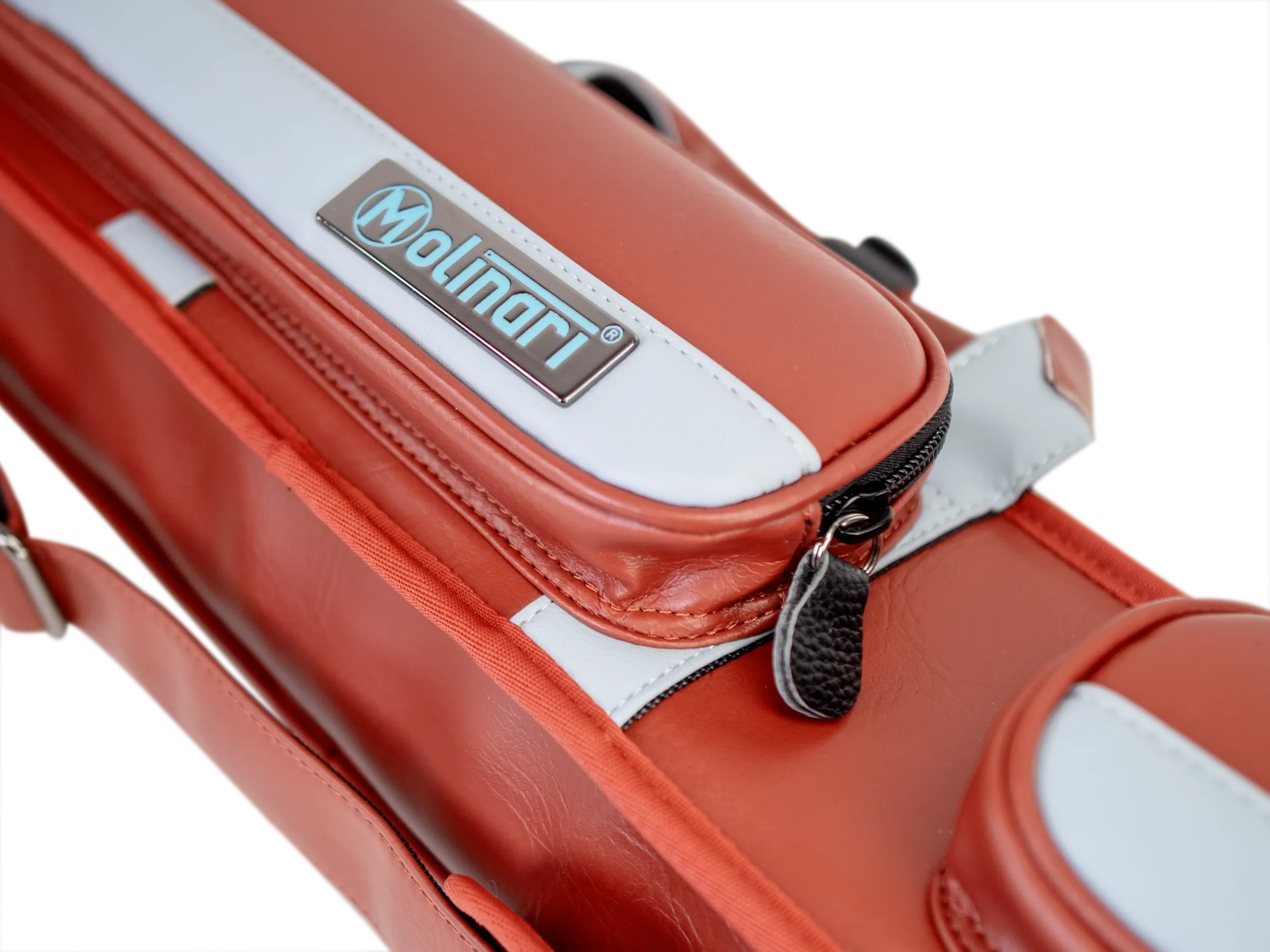Molinari Classic Butterfly 2x4 Soft Case - Brown / Light Blue - Image 10