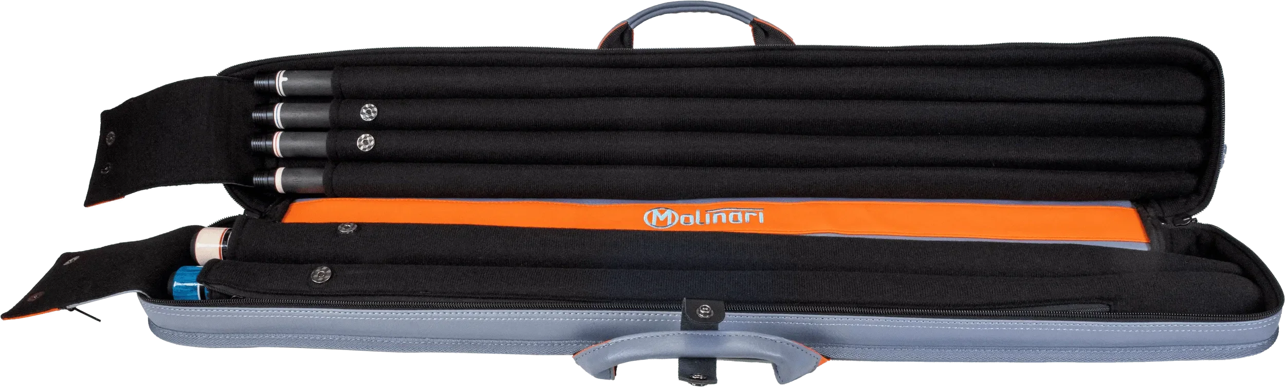 Molinari Classic Butterfly 2x4 Soft Case - Gray / Orange - Image 7