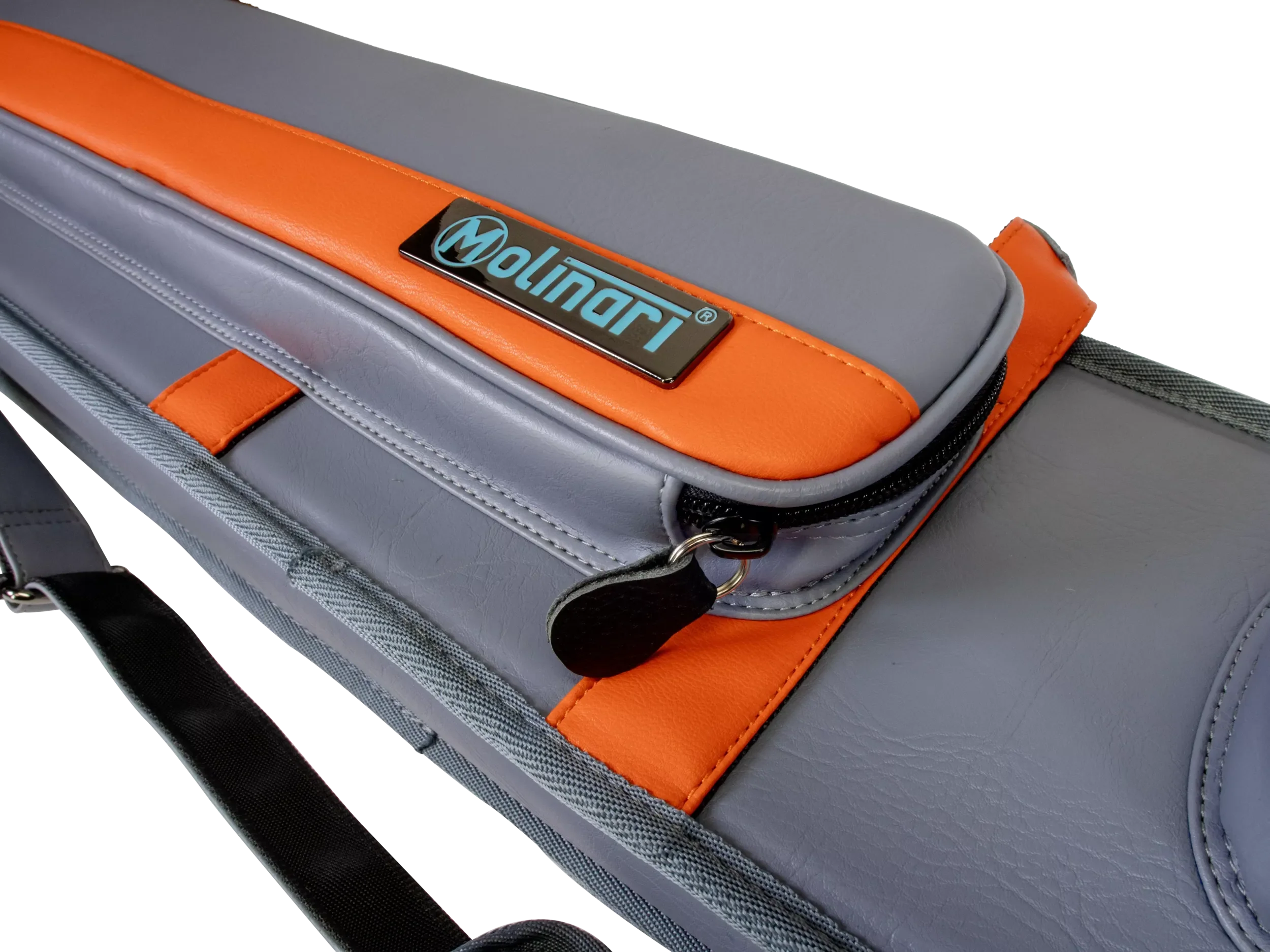 Molinari Classic Butterfly 3x6 Soft Case - Gray / Orange - Image 10