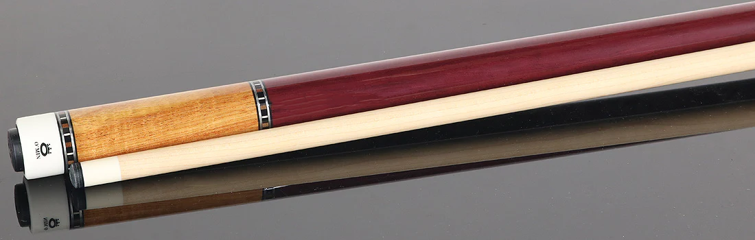 O'Min Pearwood with Purpleheart Wrap Section Pool Cue - Image 3