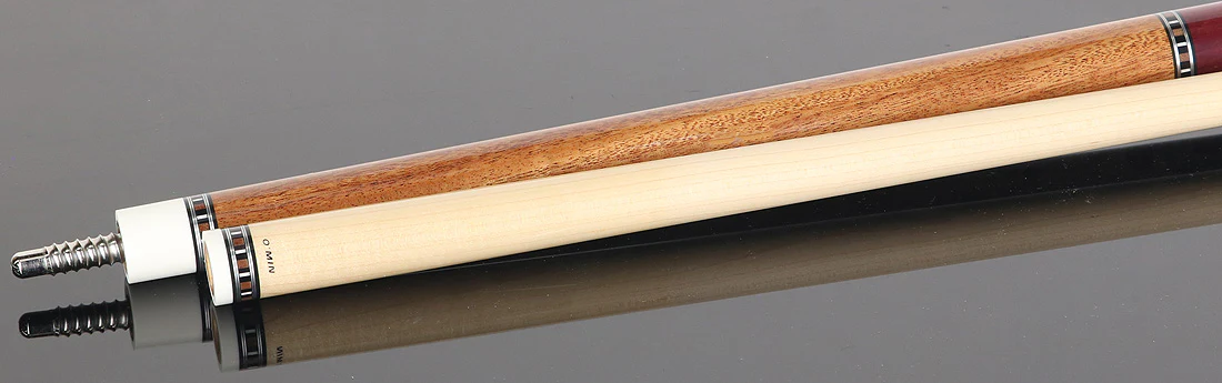 O'Min Pearwood with Purpleheart Wrap Section Pool Cue - Image 4