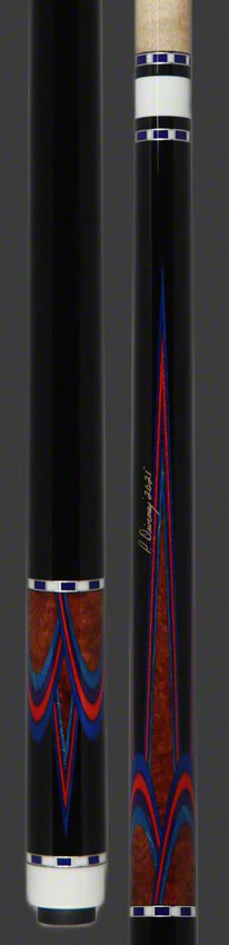 Pat Diveney DC3 Butterfly Custom Pool Cue - DC3400 - Image 3