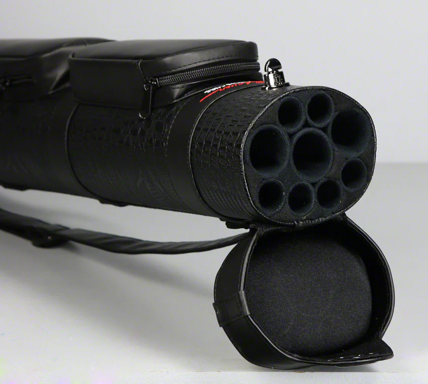 Pechauer Black 3x6 Hard Pool Cue Case - Image 4