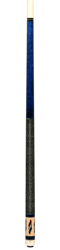 Pechauer JP Series JP05T Blue-Stained Maple Pool Cue with Linen Wrap - Image 5