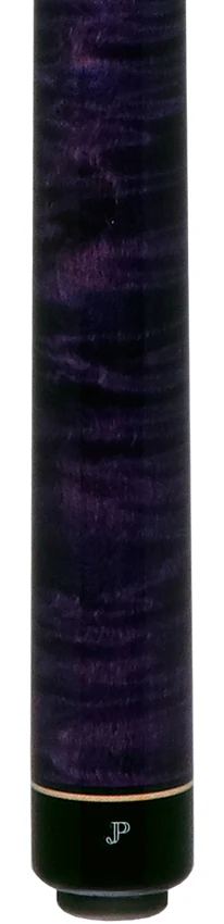 Pechauer JP Series JP08T Natural-Stained Maple with Purple Point Inlays No Wrap Pool Cue - Image 2