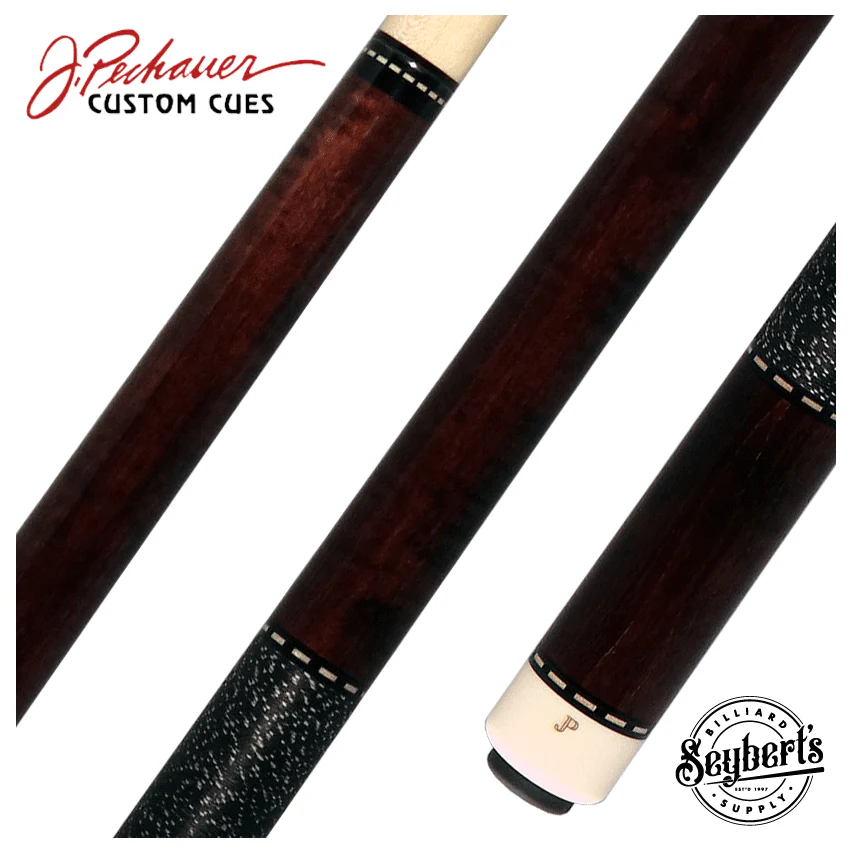 Pechauer JP  Series JP02T Rosewood-Stained Maple Pool Cue with Linen Wrap