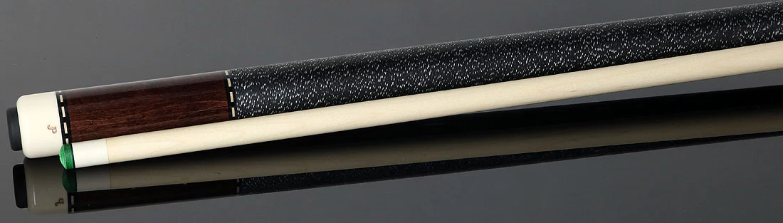 Pechauer JP  Series JP02T Rosewood-Stained Maple Pool Cue with Linen Wrap - Image 3