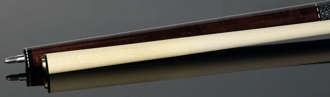 Pechauer JP  Series JP02T Rosewood-Stained Maple Pool Cue with Linen Wrap - Image 4