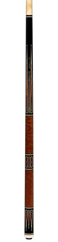 Pechauer Limited Edition PL39 Ebony with Quilted Sapele Points and Abalone Inlays Pool Cue - Image 6