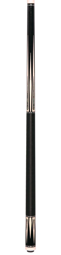 Pechauer Pro Series P23R Ebony-Stained Maple with Sim. Ivory Points and Abalone Inlays Pool Cue with Irish Linen Wrap - Image 6