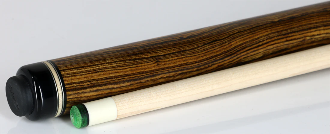 Pechauer Pro Series P08R Maple with Bocote Points and Bocote Wrapless Pool Cue - Image 3