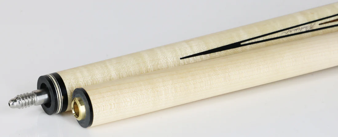 Pechauer Pro Series P08R Maple with Bocote Points and Bocote Wrapless Pool Cue - Image 4